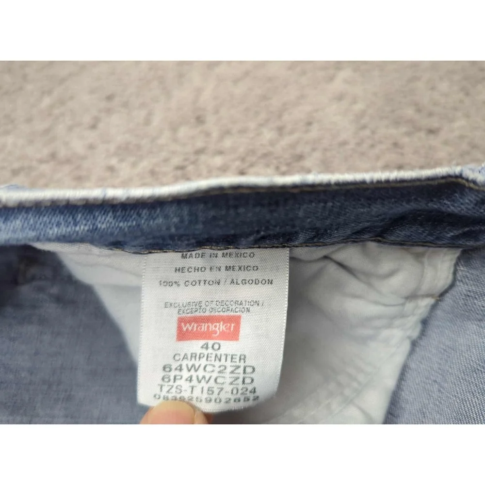 Wrangler Jeans Shorts Mens 40 Blue Inseam: 9